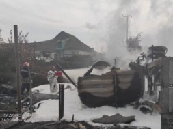 В Запорожской области перевернулся и сгорел бензовоз: есть пострадавшие