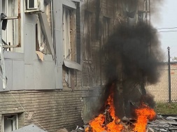 В Мелитополе произошёл теракт под зданием телецентра