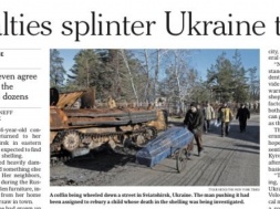 В репортаже из Святогорска New York Times признала, что жители города считают оккупантами украинцев, а не русских