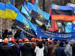 В Кривом Роге массовый протест шахтеров