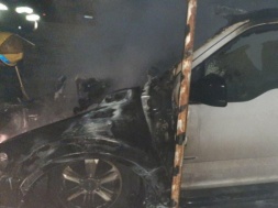 Машина, сгоревшая на стоянке в Мелитополе, принадлежала депутату