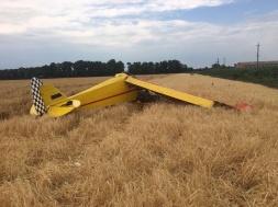 На Полтавщині розбився легкомоторний літак - є загиблі