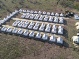 На Днепропетровщине установили палаточный городок для обсервации людей
