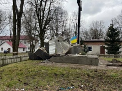 На Львовщине был уничтожен последний советский памятник