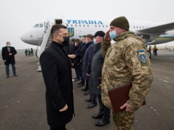Президент Украины прибыл в Запорожье