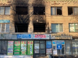 В Днепропетровской области неизвестные сожгли офис партии «Наш край»