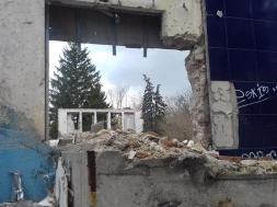В Днепровском районе Запорожья полностью разрушили здание дома культуры