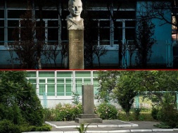 В Киеве снесли памятник Юрию Гагарину