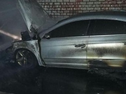 Автомобіль заступника начальника патрульної поліції Кременчука спалили