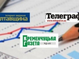 Рейтинг читаемости информационных сайтов Полтавской области за ноябрь