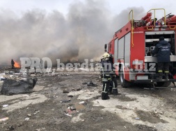 В Запорожской области на полигоне ТБО масштабный пожар, не исключают версию поджога