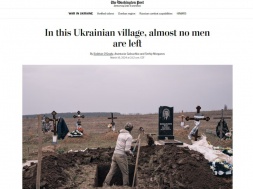 The Washington Post: «В украинских сёлах уже практически не осталось мужчин»