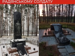 На Житомирщине снесли памятник Советскому Солдату