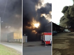 У Полтаві сталася пожежа на території металобази: рятувальники розповіли, що горіло