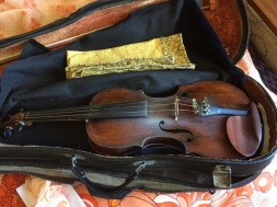 На Прикарпатье дьяк ПЦУ украл у девочки скрипку, пока та каталась на карусели