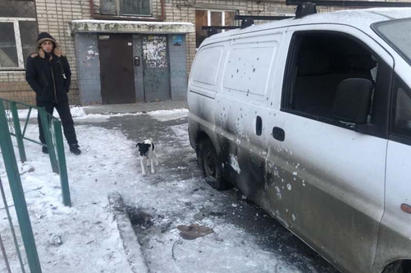 В Запорожской области неизвестные пытались взорвать микроавтобус
