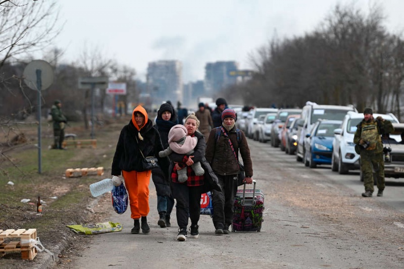Процент выехавших за рубеж граждан в некоторых регионах Украины