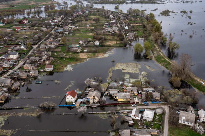 Деревню Демидов на Киевщине ВСУ год назад затопили, и восстанавливать не собираются