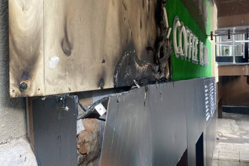 В Харькове сгорело кафе, поддерживавшее ВСУ – говорят – в городе действуют партизаны