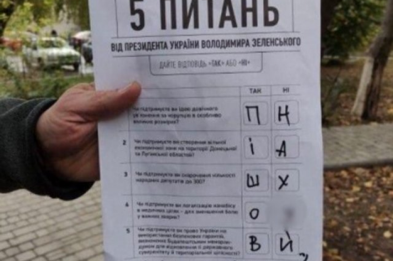 Какие послания оставляли политикам на бюллетенях избиратели в Мелитополе