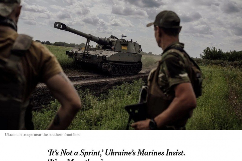 В Нью Йорк Таймз вышла очередная публикация об огромных потерях ВСУ на запорожском направлении
