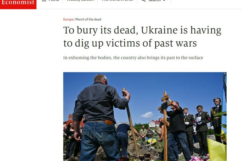 The Economist: в Украине массово разрывают могилы советских воинов, чтобы захоронить на их месте ВСУшников