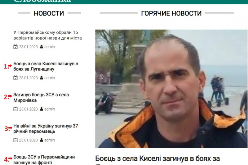 Из пяти новостей в районной газете Харьковщины – четыре – это некрологи