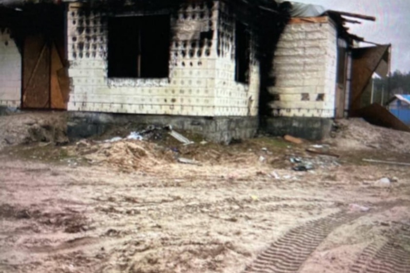 В селе Щуровое под Краматорском местные партизаны сожгли крупный склад ВСУ