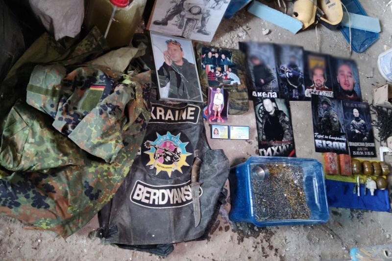 Правоохранители в Бердянске снова нашли схрон с оружием