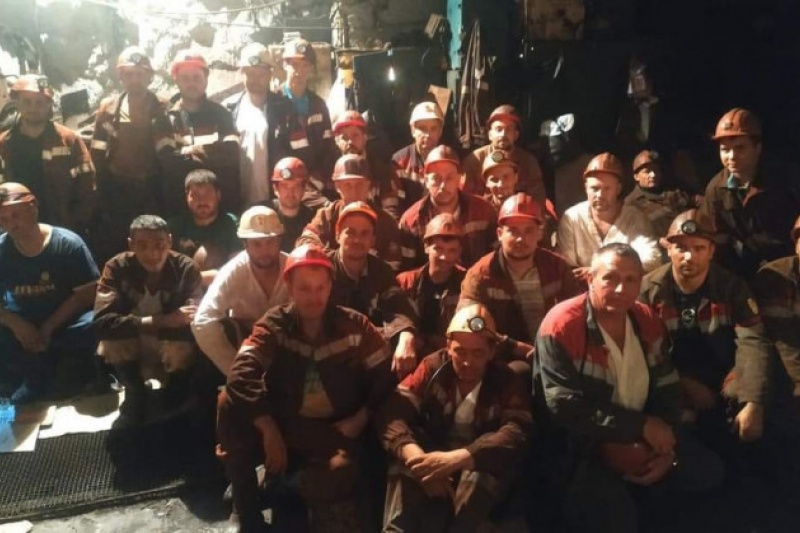 У Кривому Розі триває підземний страйк шахтарів