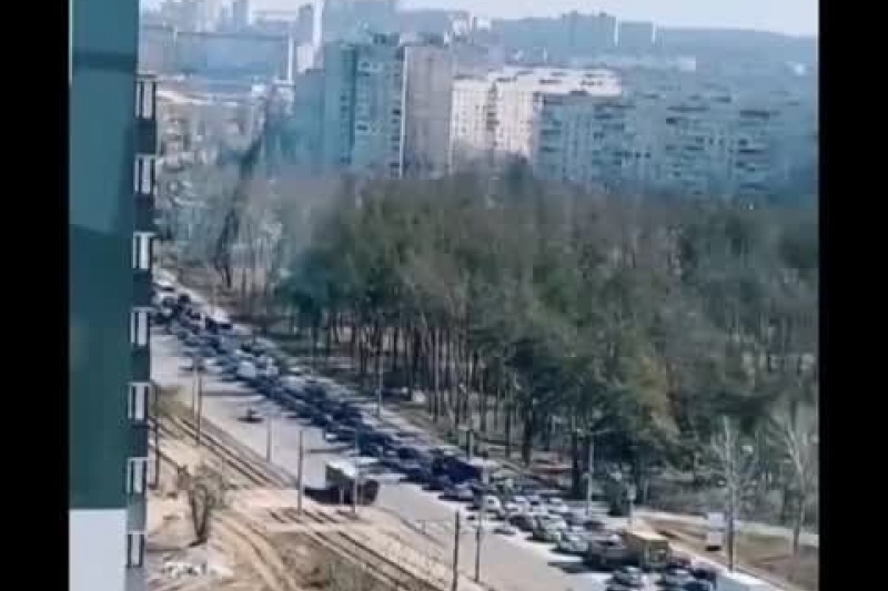 В Харькове искусственно созданы пробки на дорогах, а в них ТЦКашники раздают водителям повестки