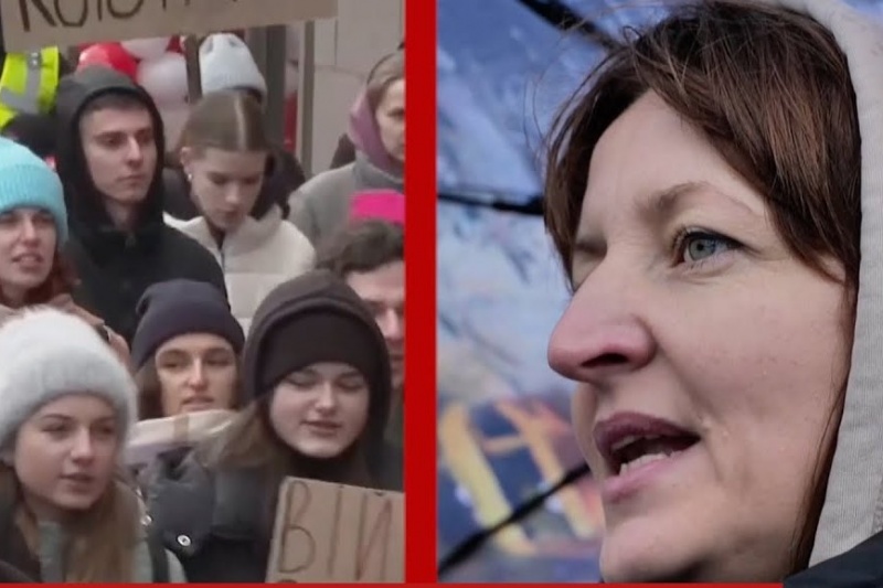 В Киеве прошёл митинг женщин за демобилизацию их сыновей и мужей