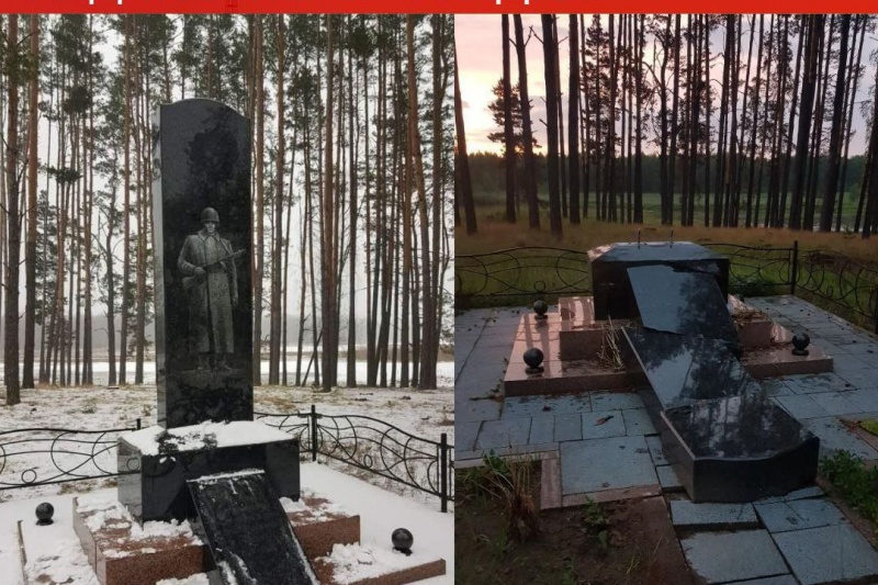 На Житомирщине снесли памятник Советскому Солдату