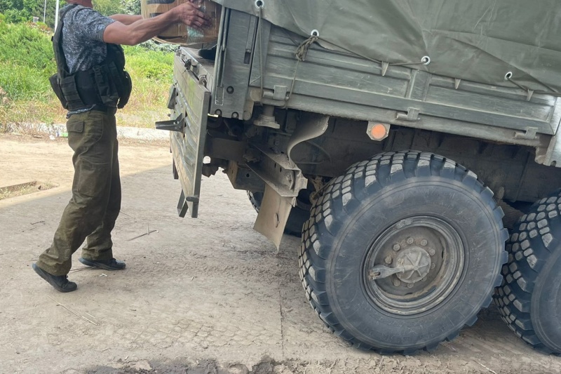 ВСУ обстреляли пункт выдачи гуманитарной помощи в Корсунке