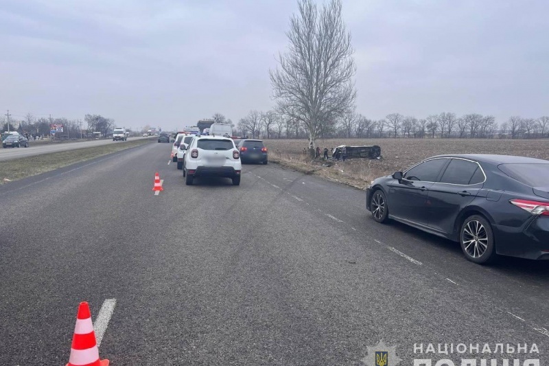 В Одесской области маршрутка драпала от авто ТЦК и перевернулась. 4 человека погибло