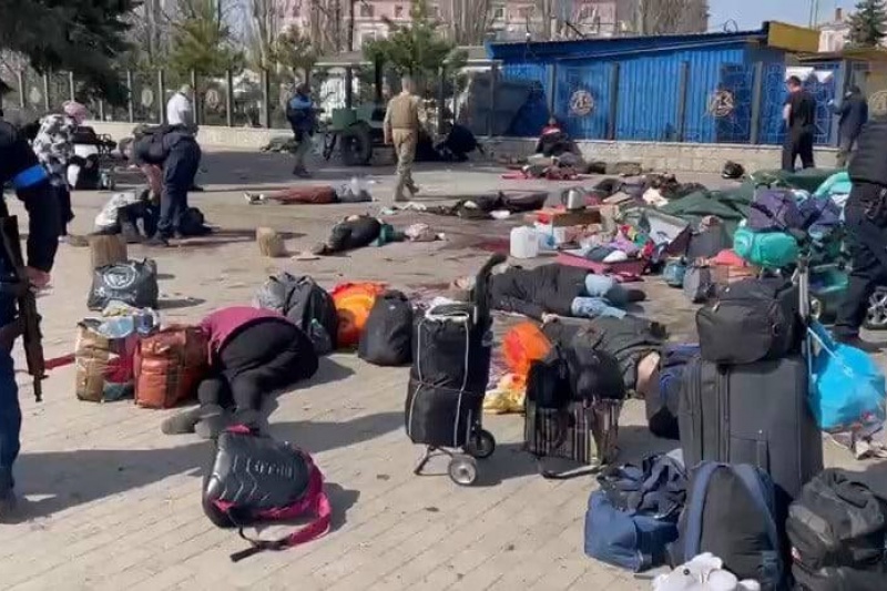 По Краматорскому вокзалу ВСУ ударили «Точкой-У», чтоб убить, как можно больше мирных граждан