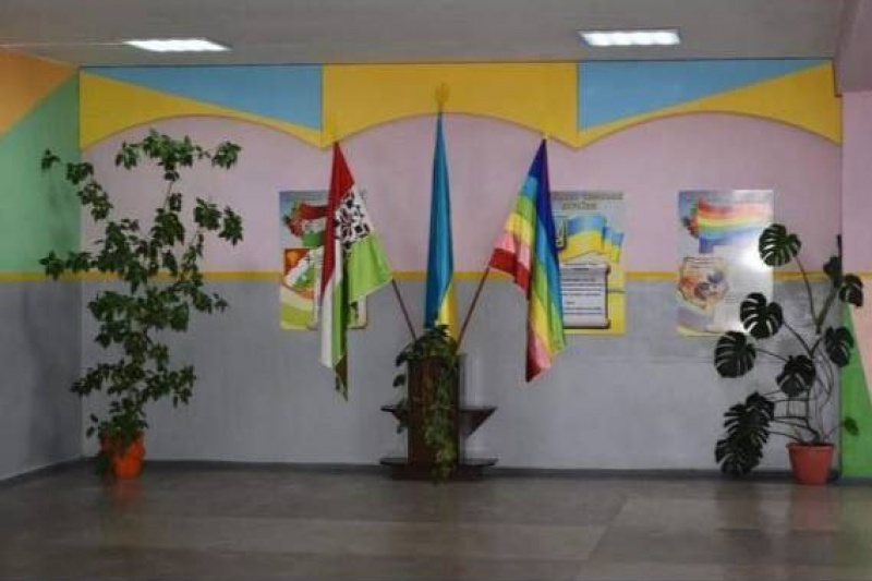 Руководство сельской школы на Винничине рядом с государственным флагом вывесило флаг ЛГБТ
