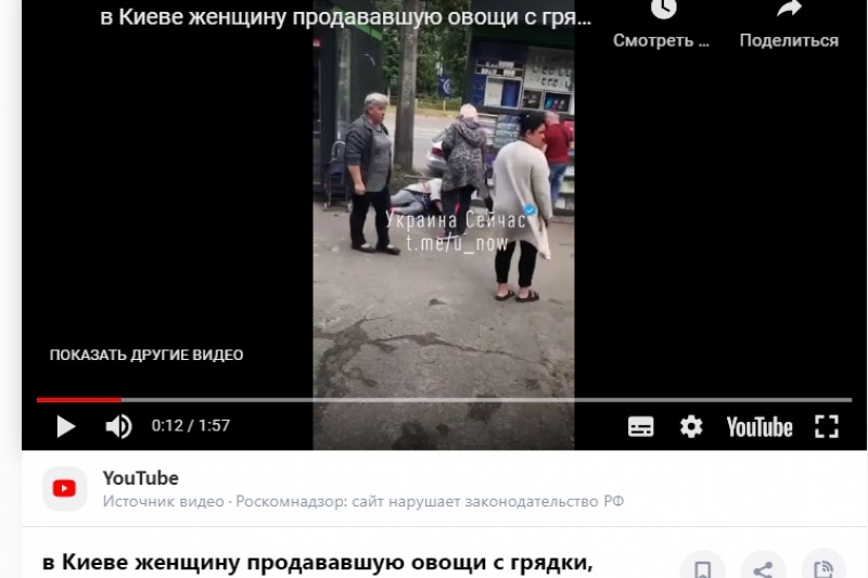 В Киеве жестоко избили женщину, открыто высказавшую симпатии к России