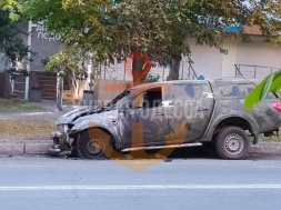 В Одессе ночью был сожжён очередной автомобиль ТЦК