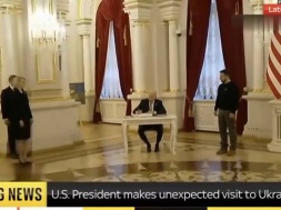 Визит Байдена в Киев продемонстрировал холуйское место украинской власти на международной арене