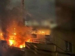 Во Львове неизвестные партизаны сожгли завод по производству БПЛА