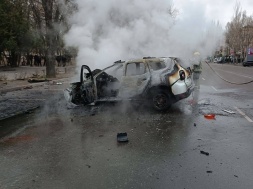 В Мелитополе украинские террористы снова взорвали автомобиль