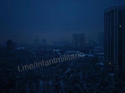 Киев погружён в ноябрьский мрак